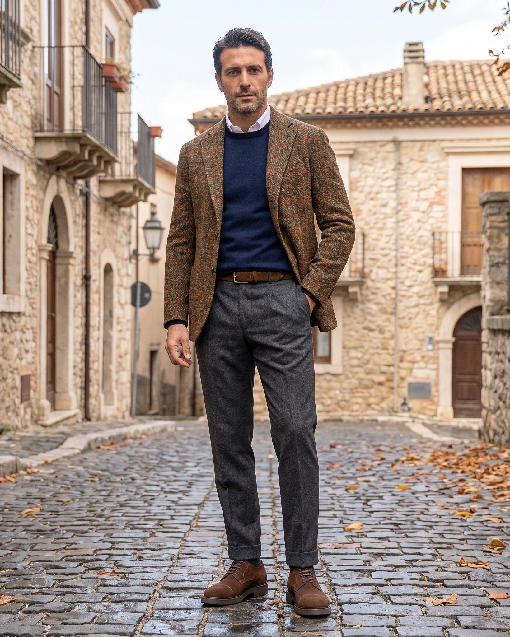 VOGHERA - Brown Suede