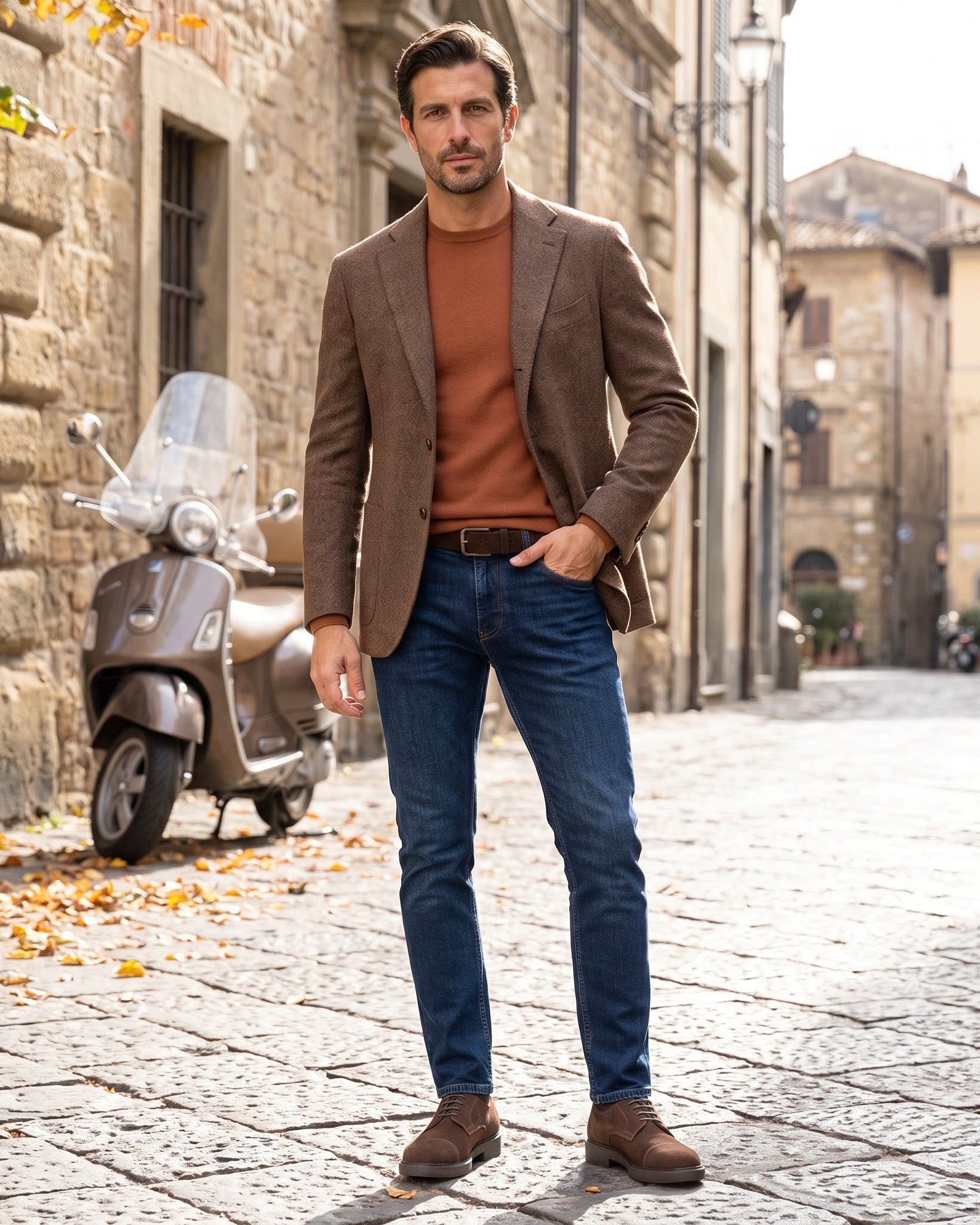 VOGHERA - Brown Suede