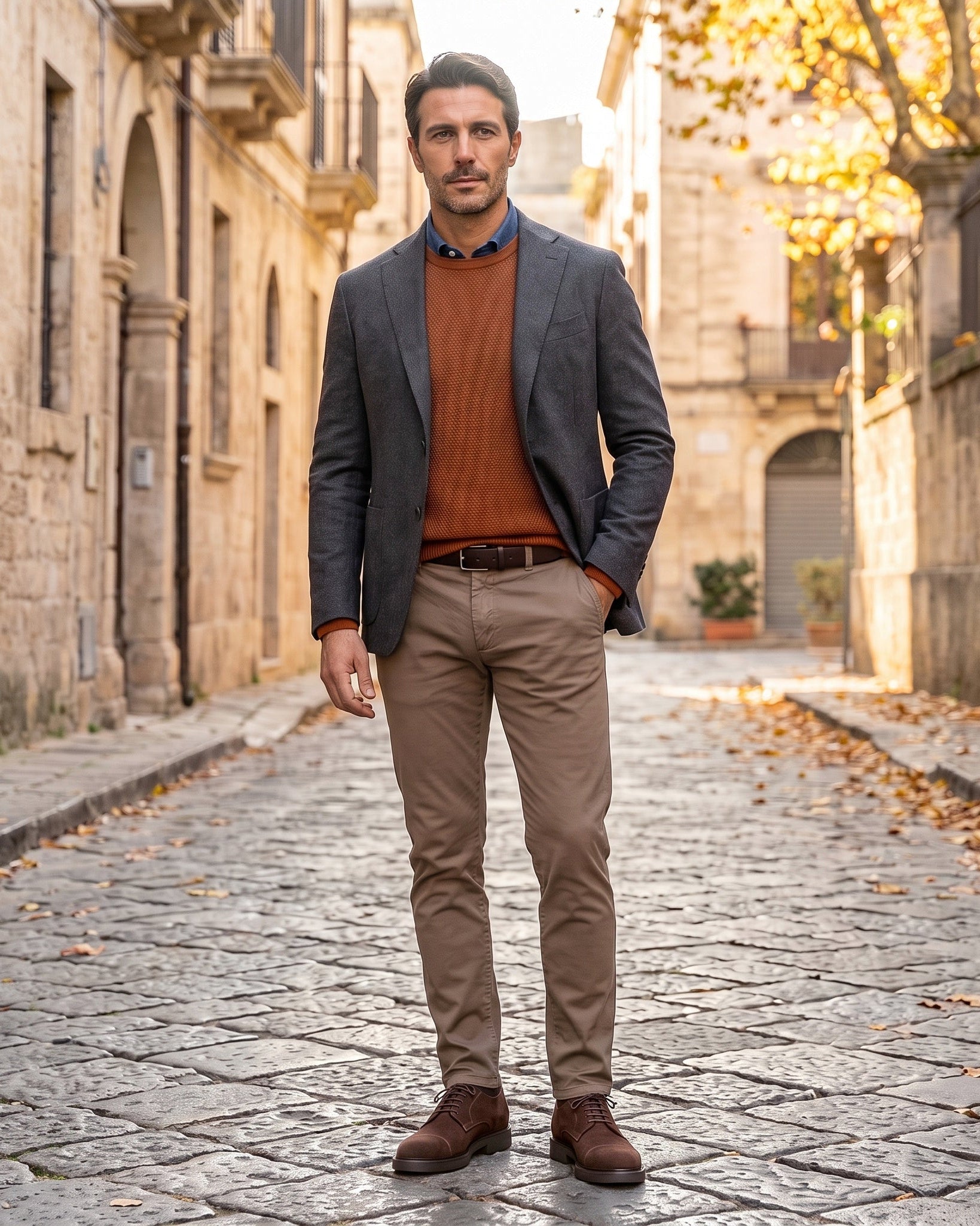 VOGHERA - Brown Suede