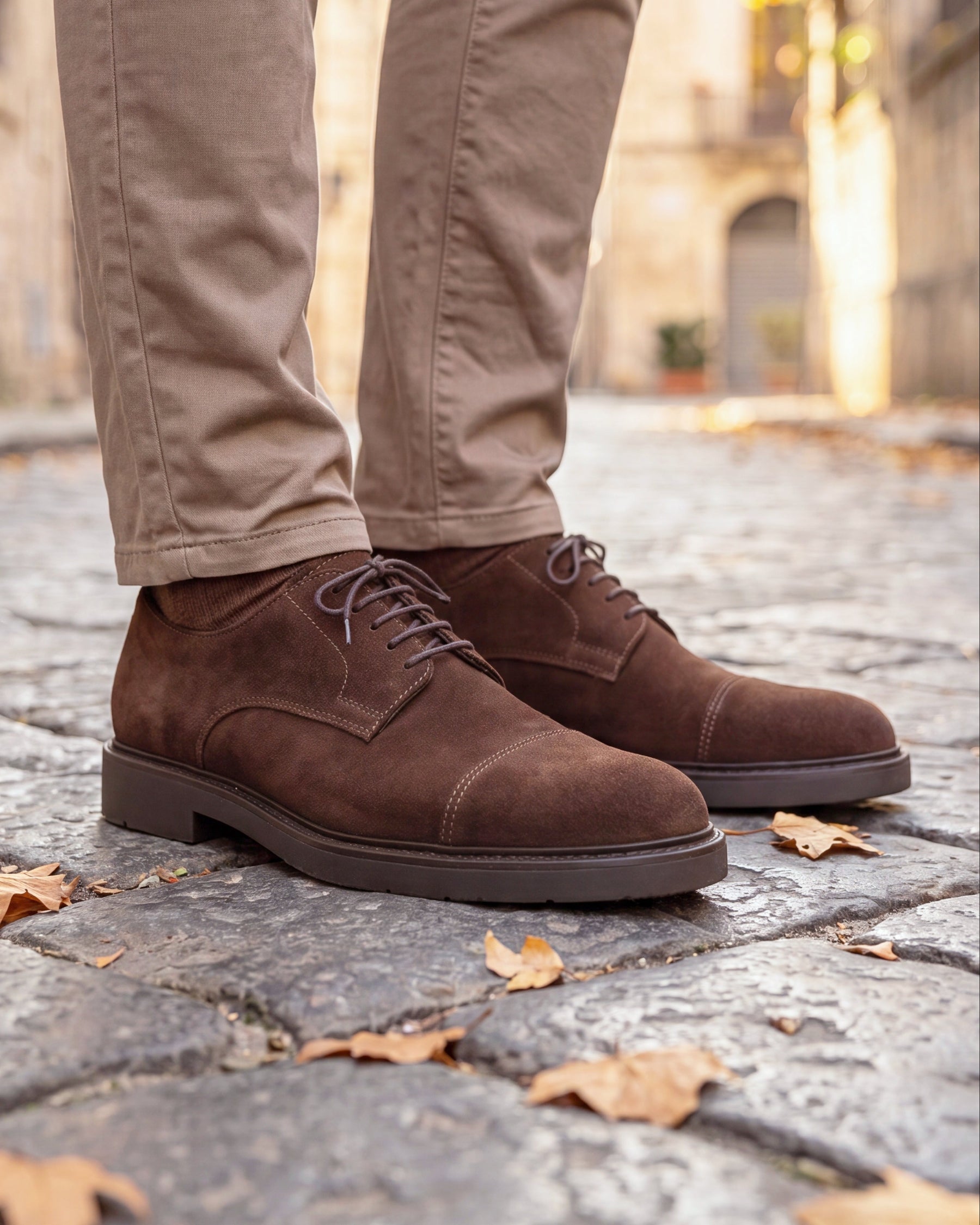 VOGHERA - Brown Suede