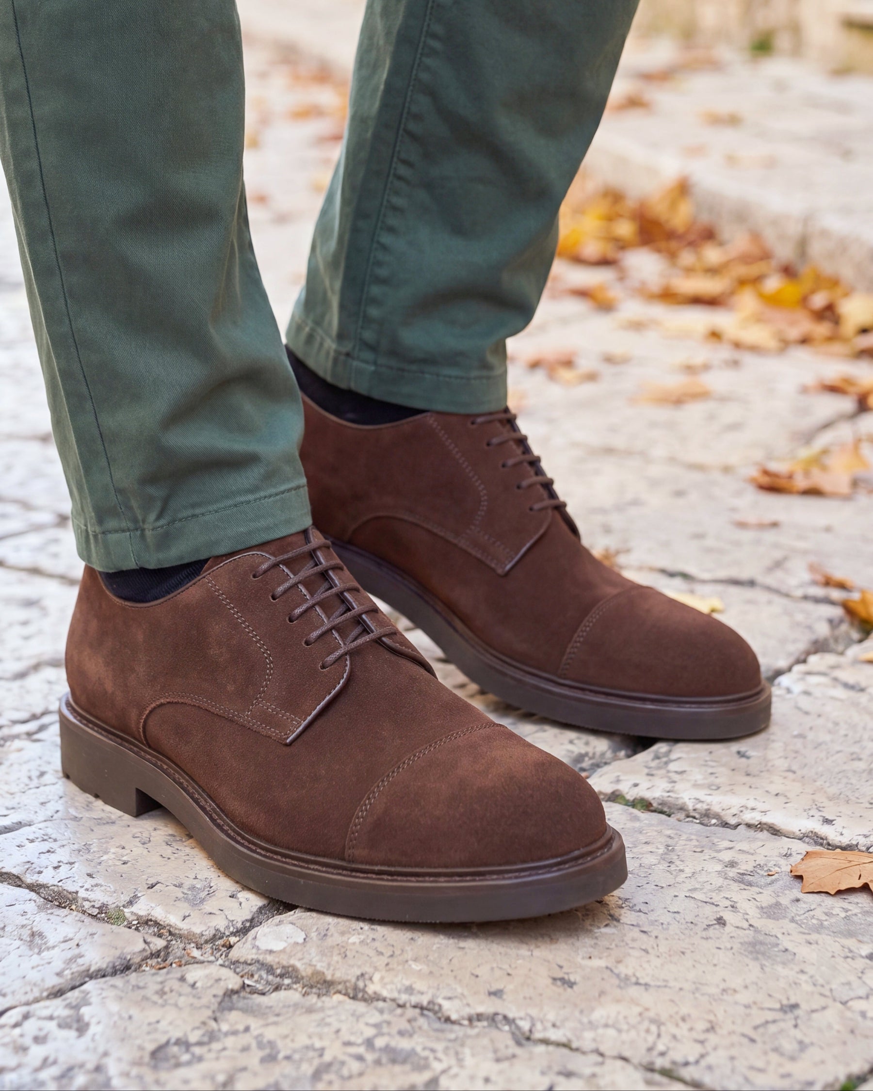 VOGHERA - Brown Suede