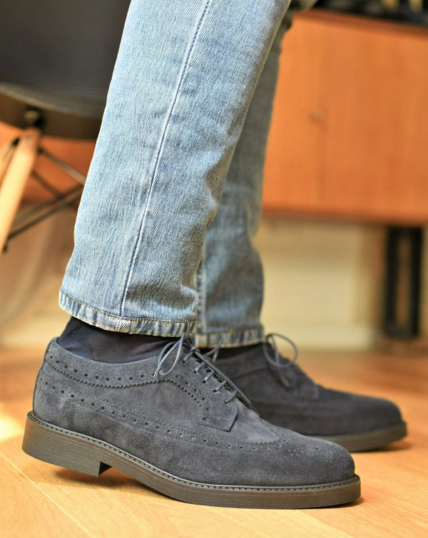 VOLTERRA - Navy Suede