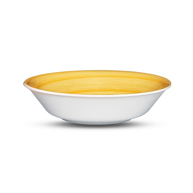 SALAD BOWL - YELLOW - MEMENTO TABLE VERTIGO