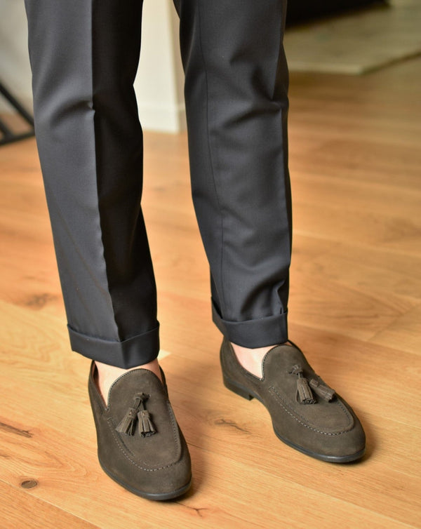 VULCANO - Bruin Suède