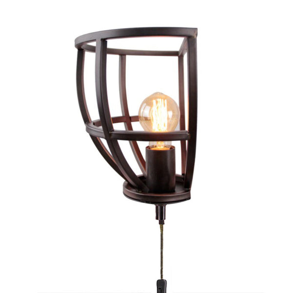 Applique Vari Frame – Design Industriale – Nero – 25 cm – E27