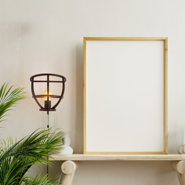 Lampada da Parete Chericoni Aperto – Ø25 cm - Design Industriale – Nero – E27