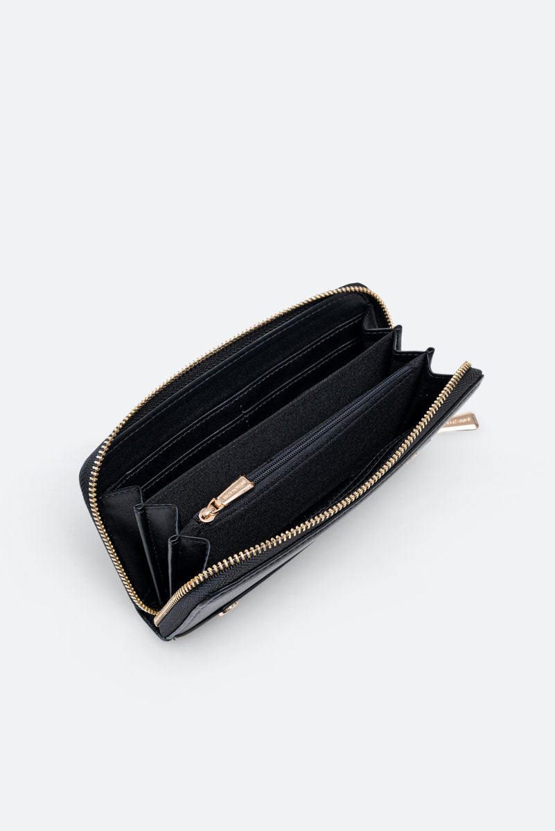 Ruime Portemonnee met Rits Zwart