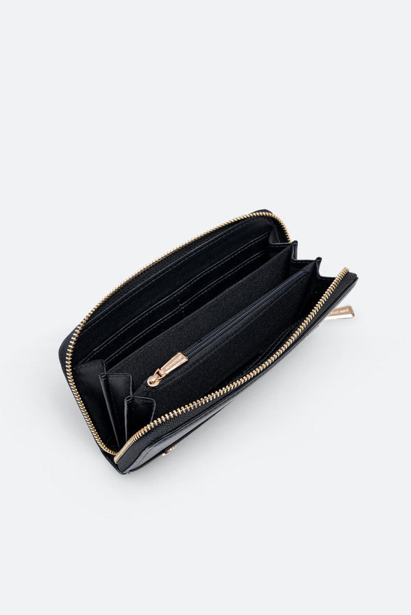 Ruime Portemonnee met Rits Zwart