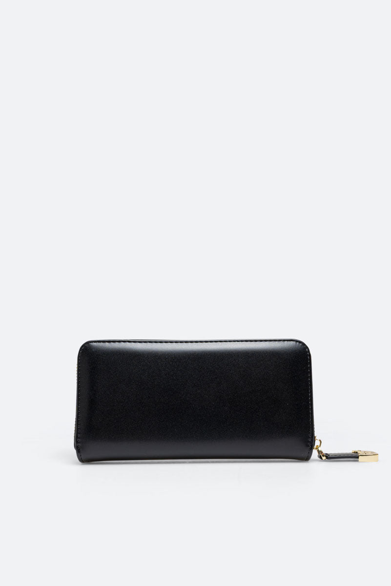 Zipper Wallet Brushed Buckle