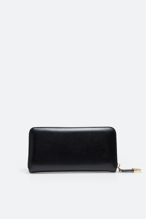 Zipper Wallet Brushed Buckle