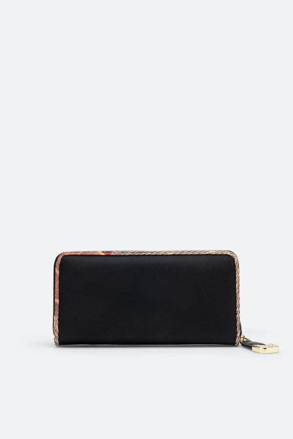 Colorsoul Black Zip Wallet