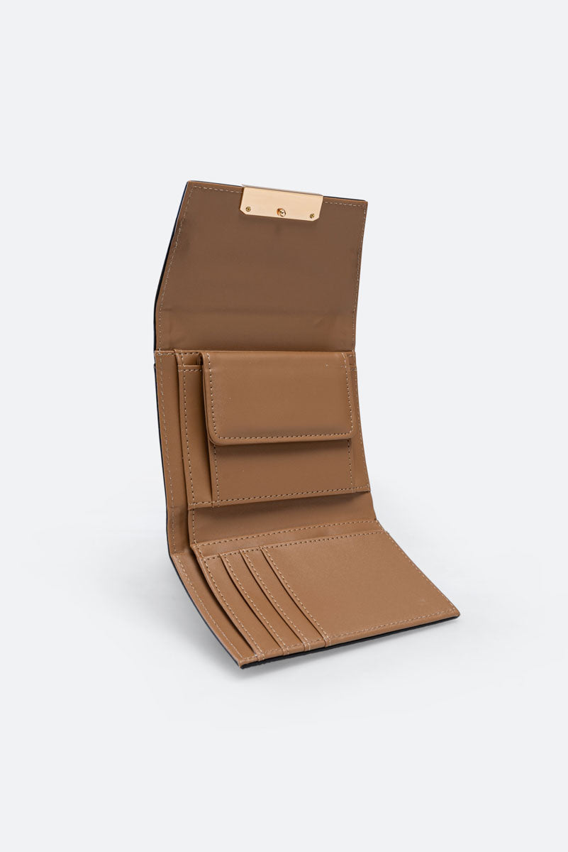 Small Wallet with Flap Teodosia Desert