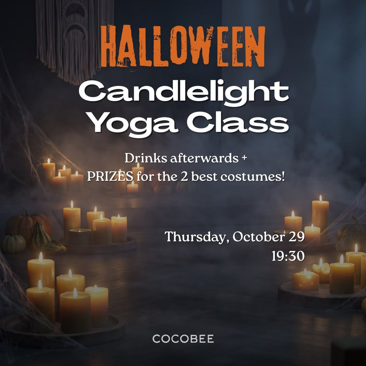 HALLOWEEN YOGA BIJ KAARSLICHT
