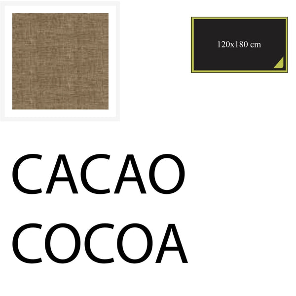 Tovaglia 180x120 cm - Cacao - Cotton-One