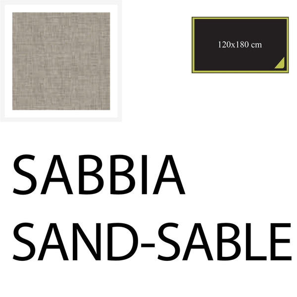 Tablecloth 180x120 cm - Sand - Cotton-One