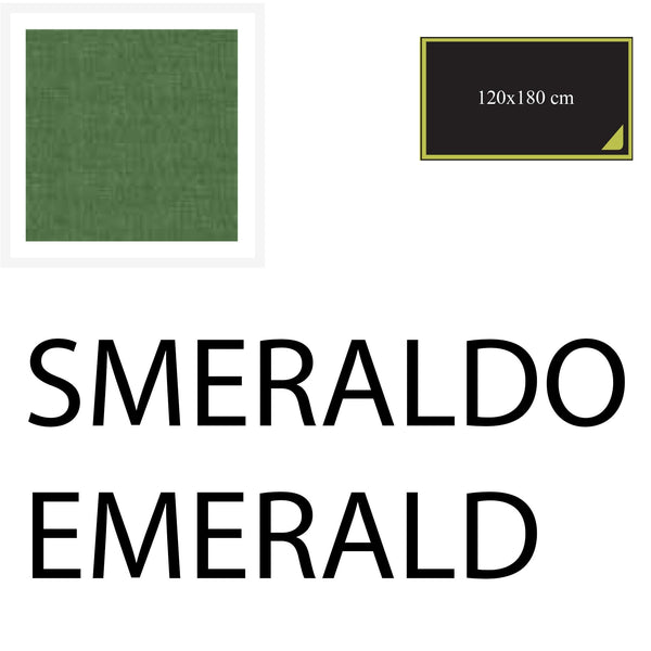 Tablecloth 240x140 cm - Emerald - Cotton-One