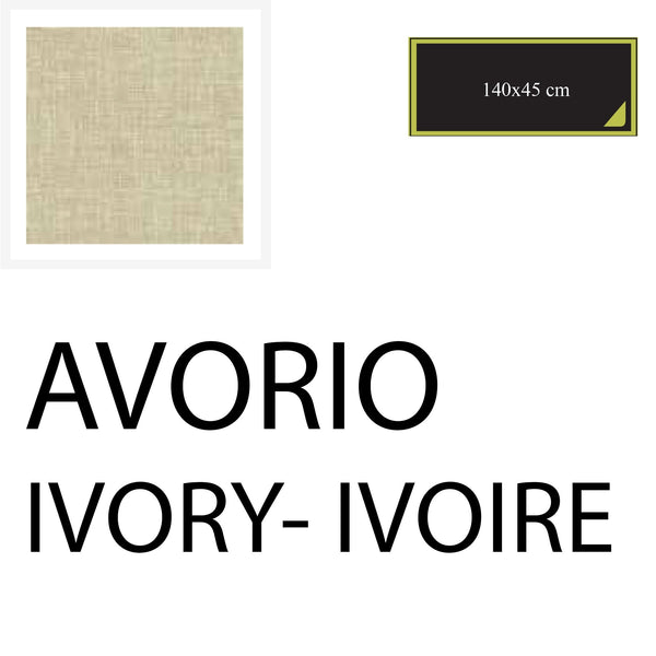 Runner 140x45 cm - 2 pieces - Ivory - Cotton-One