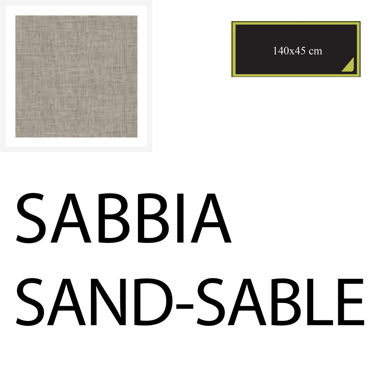 Runner 140x45 cm - 2 pieces - Sand - Cotton-One
