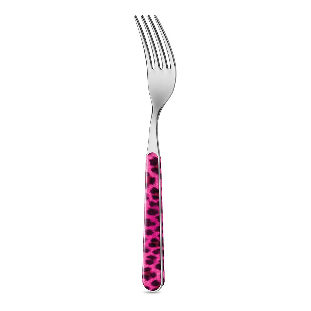 Table Fork - Pink Leopard Animalier BD14002P