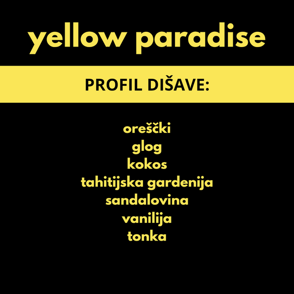 FRAGRANT WAX YELLOW PARADISE