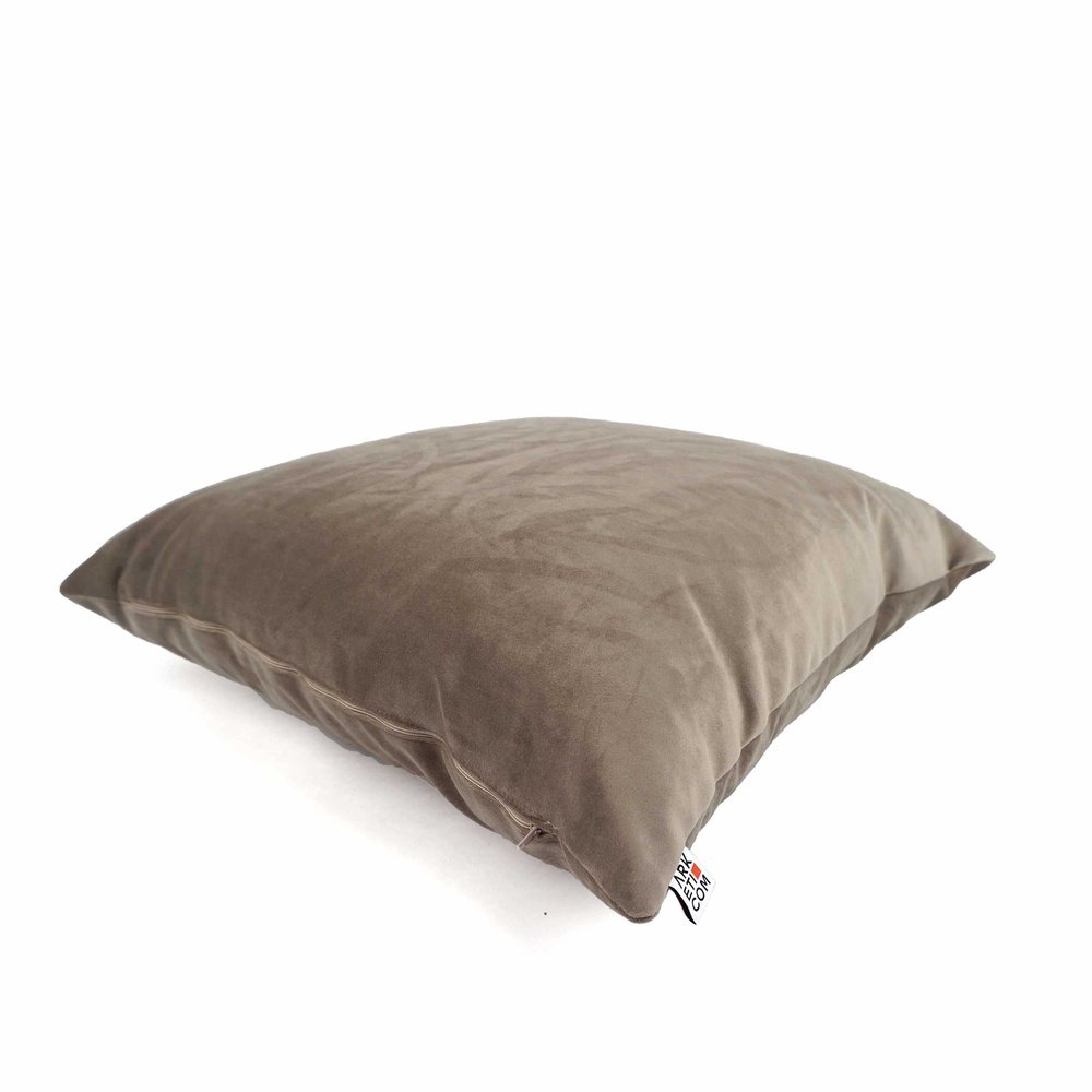 Fodera 40x40 per cuscino in velluto, Cuscino con cerniera Makura, Arketicom (4584755101754)