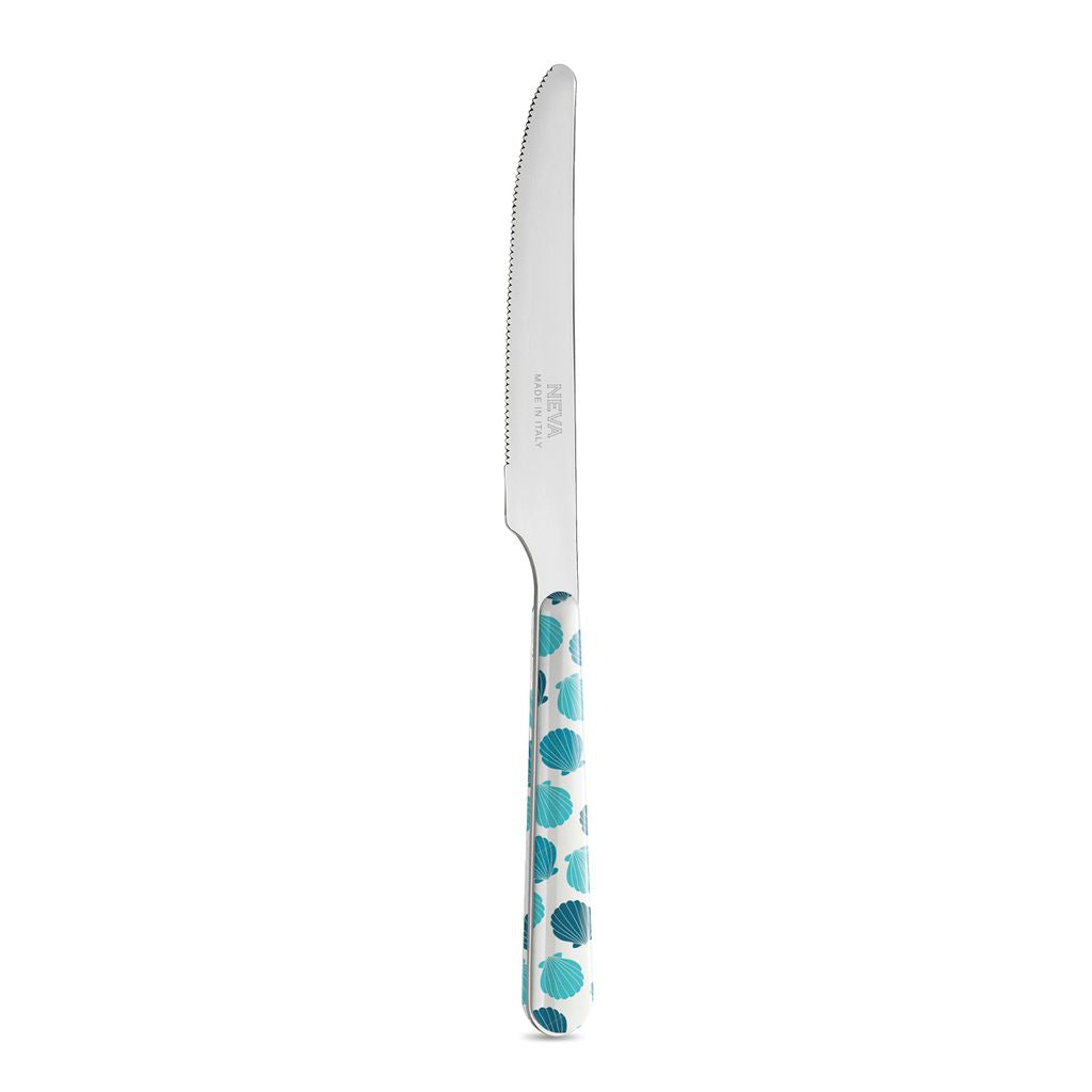 6 Coltelli Tavola - Shell Blu BD14266