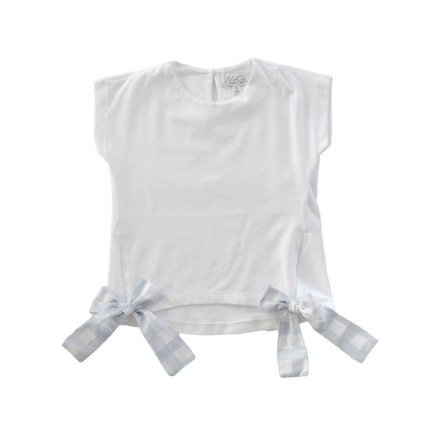 T-SHIRT WITH SIDE BOWS