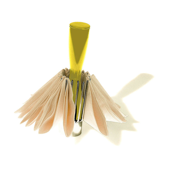 ISADORA yellow napkin holder - SERAFINO ZANI