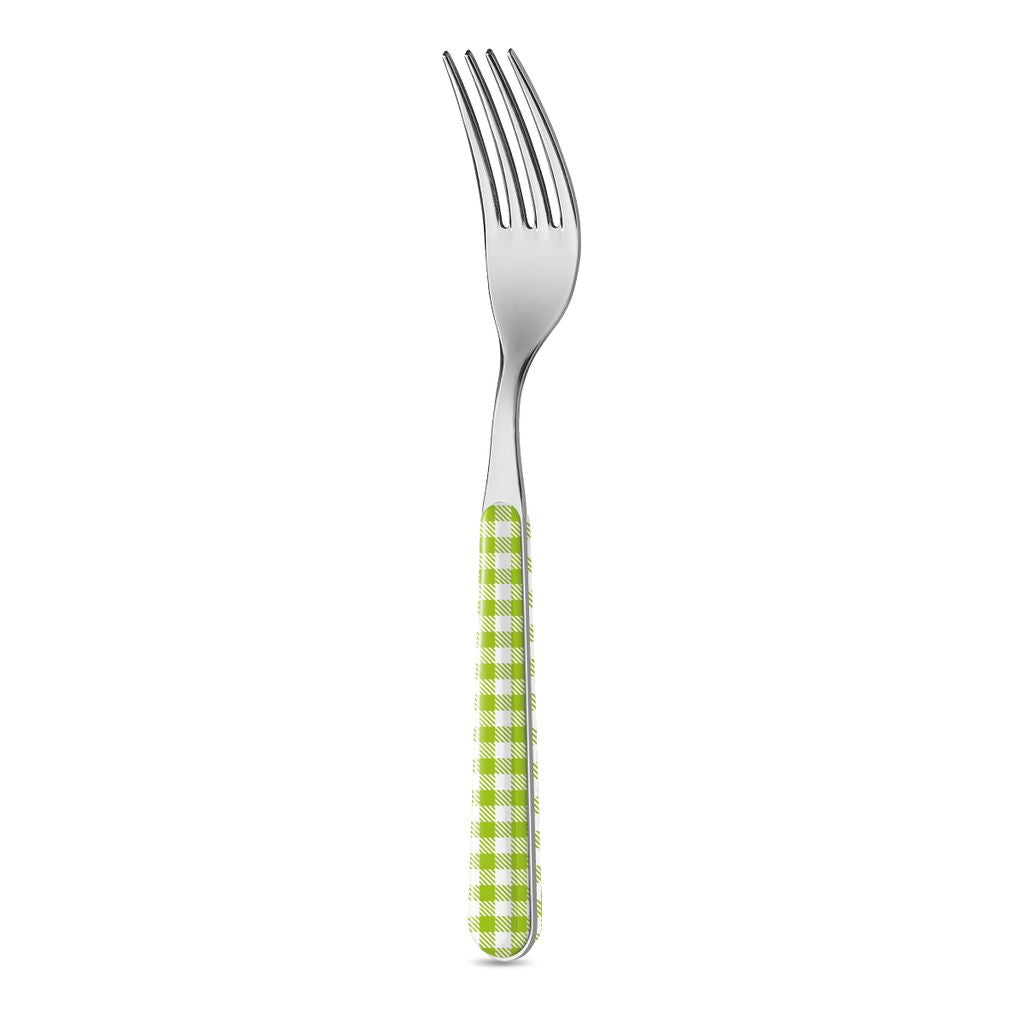 6 Forchette Tavola - Tovagliato Verde BD14055G