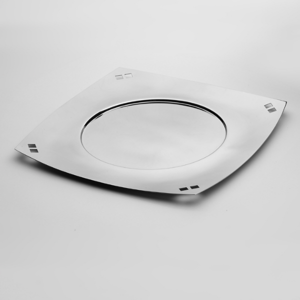 SERAPHINI - DECORATED PLATE UNDERNEATH - SERAFINO ZANI