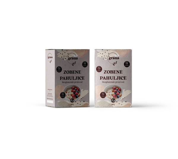 Bezglutenske fine zobi pahuljice 500g