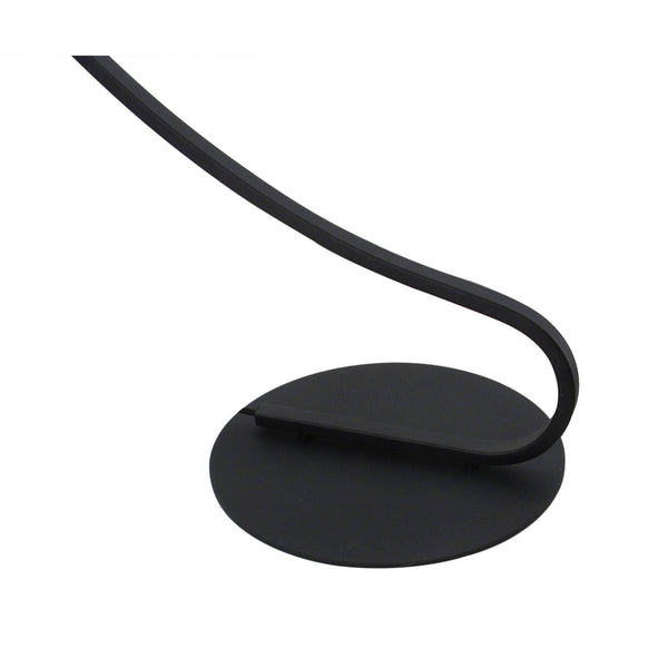Chericoni Occhio vloerlamp, zwart, met een eigentijds ontwerp, geschikt voor woonkamers en kantoren.