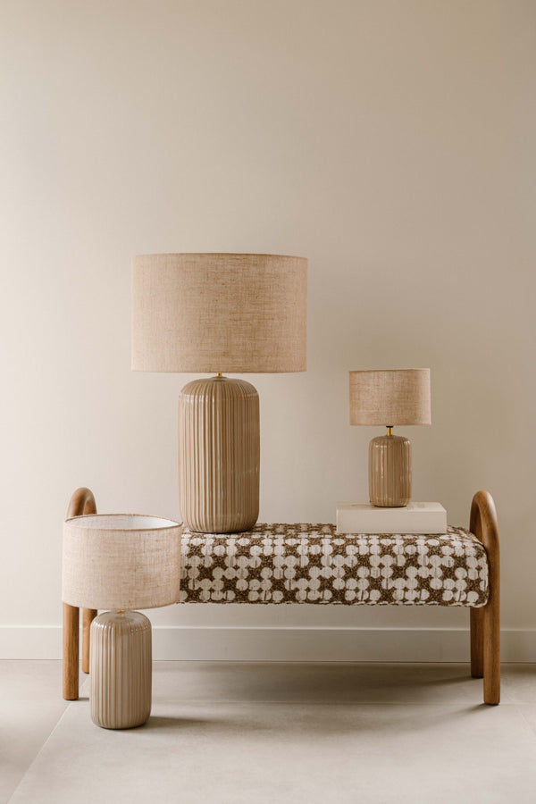 Indore Home - Verona - L - Schemerlamp - Beige