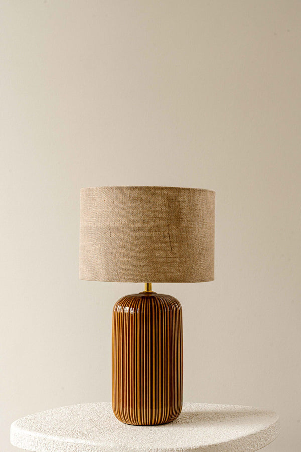 Indore Home - Verona - M - Accent Lamp - Brown