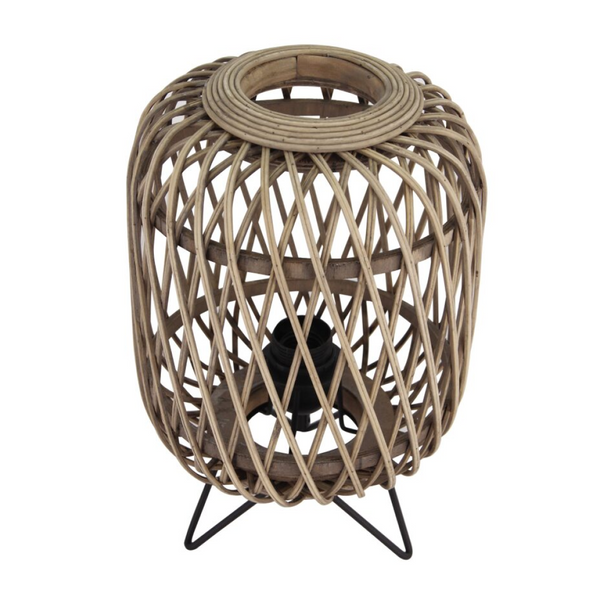 Lampada da Tavolo Naturale Cross Variabile – 1-bulbo – Ø22 o Ø32 cm