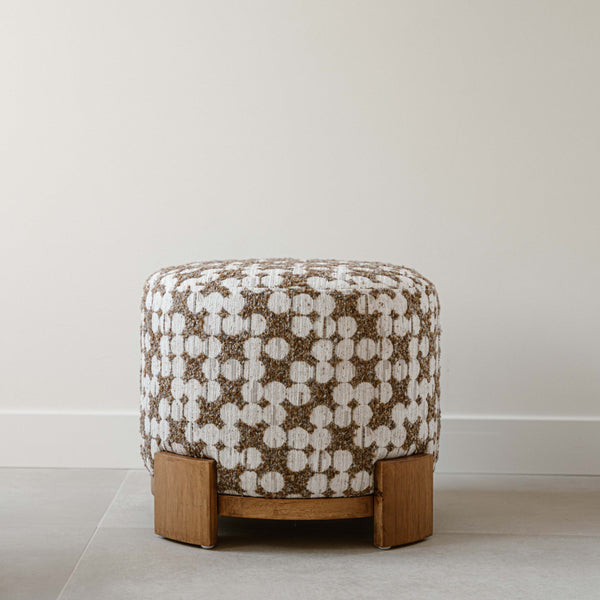 Indore Home - Fien - Pouf - Ottoman - Brown - Beige