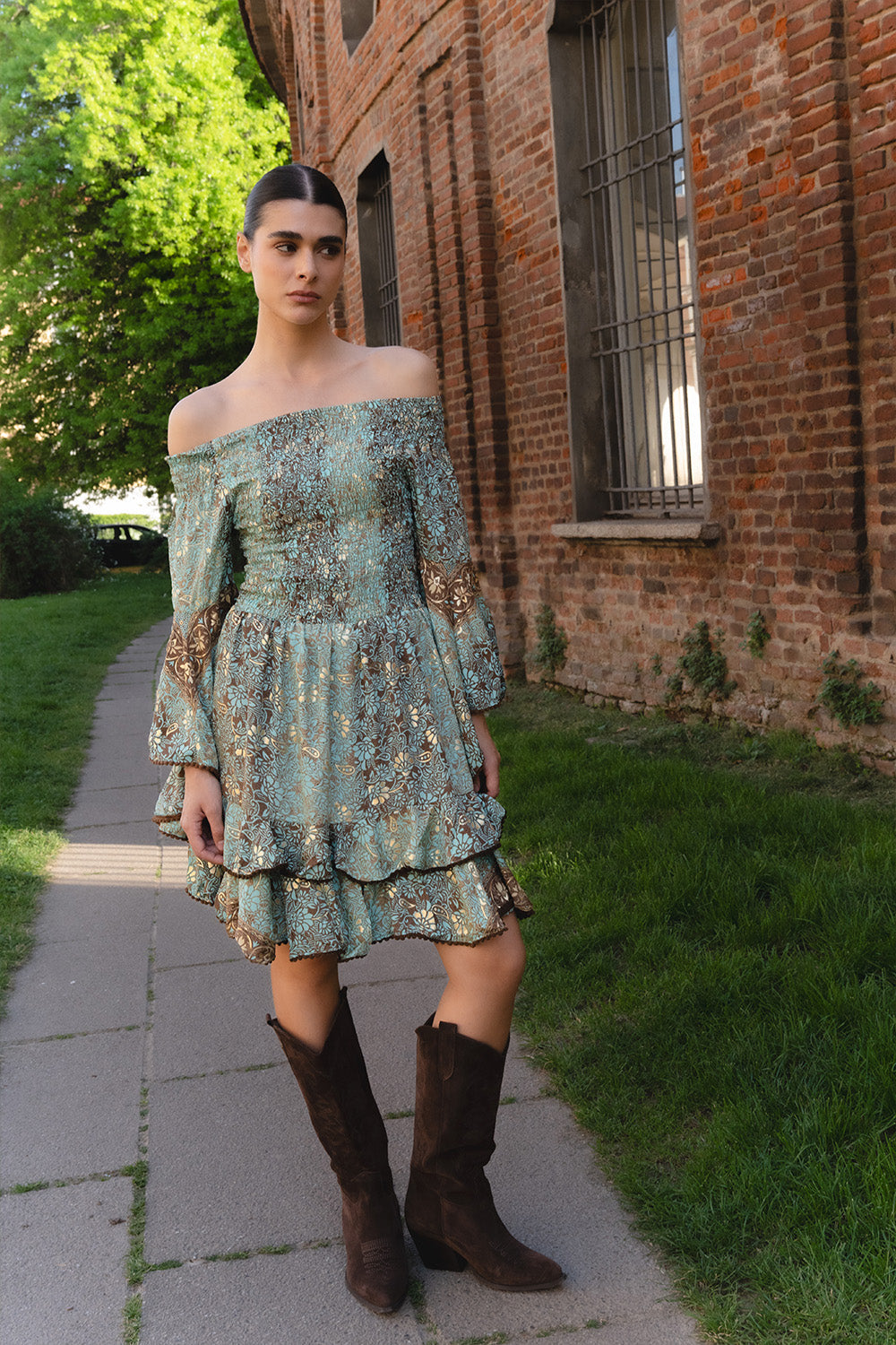 Abito Corto Gipsy 100% Made in Italy - Barone Firenze