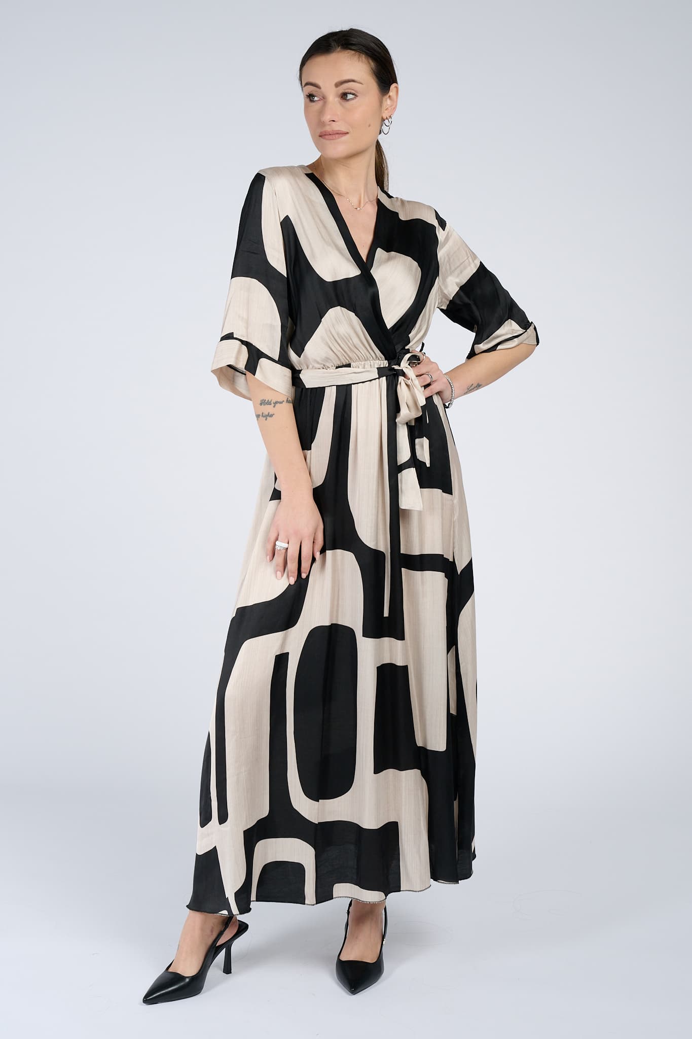 Abito Lungo Nero - Barone Firenze