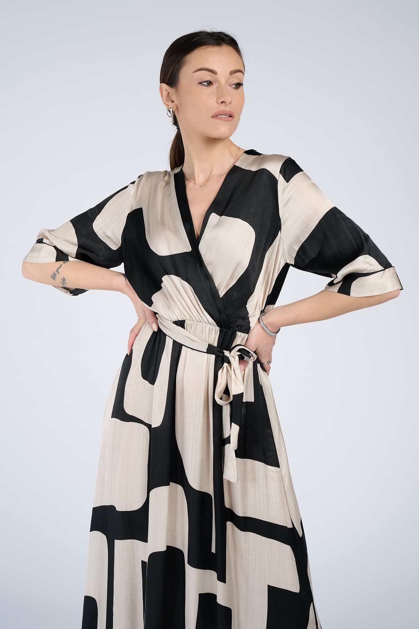 Abito Lungo Nero - Barone Firenze