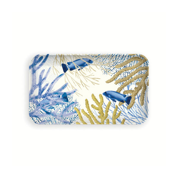 CORALLO - SMALL RECTANGULAR TRAY 2 PCS - TOUCH-MEL