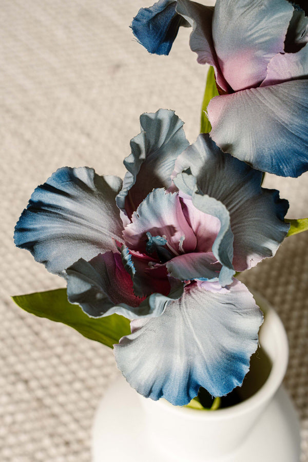 Indore Silva - Iris - Purple - artificial branch - silk