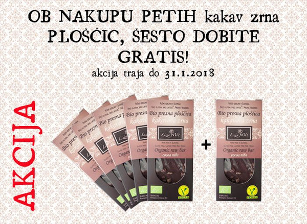 SALE cocoa nibs bar 5+1 free