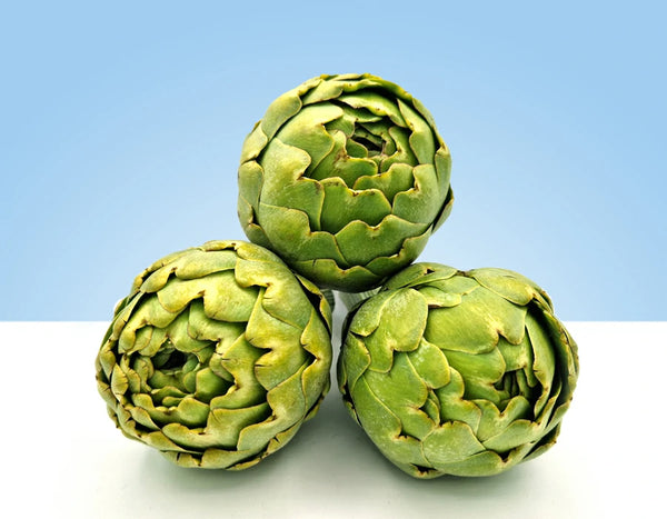 alcachofas cultivadas en el Prat de Llobregat de mano de Cuina Justa