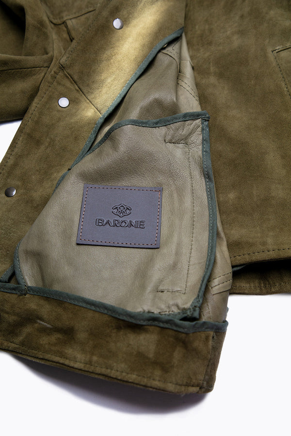Ale Unlined Suede Green