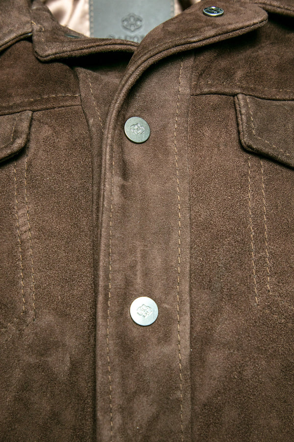 Ale Dark Brown Suede