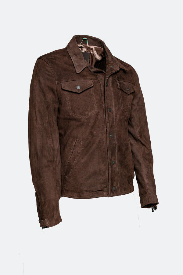 Ale Dark Brown Suede