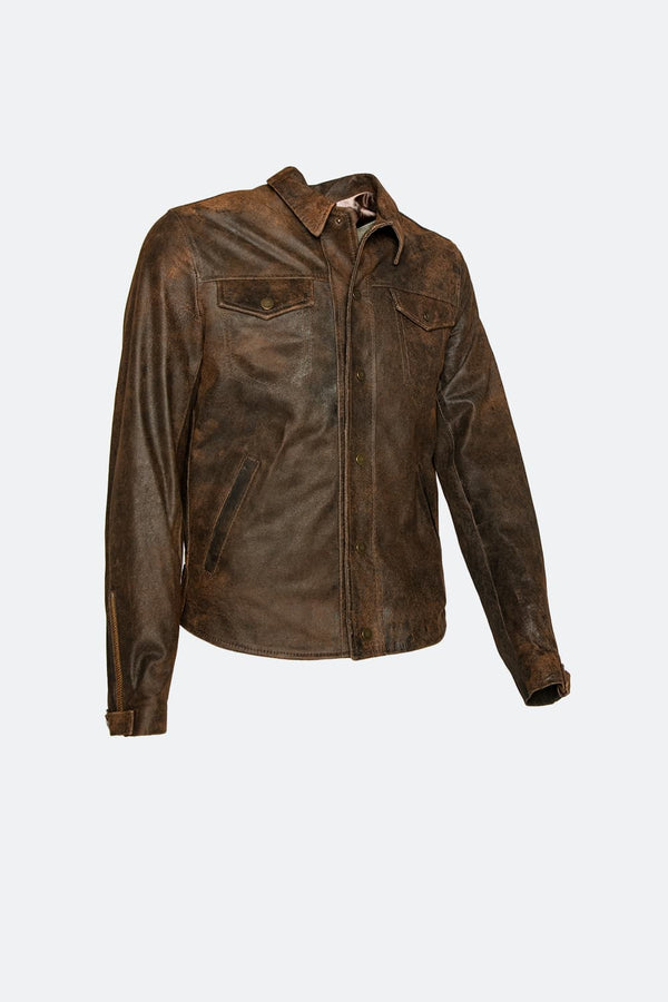 Ale Giacca rock 100% vera pelle Made in Italy - Barone Firenze