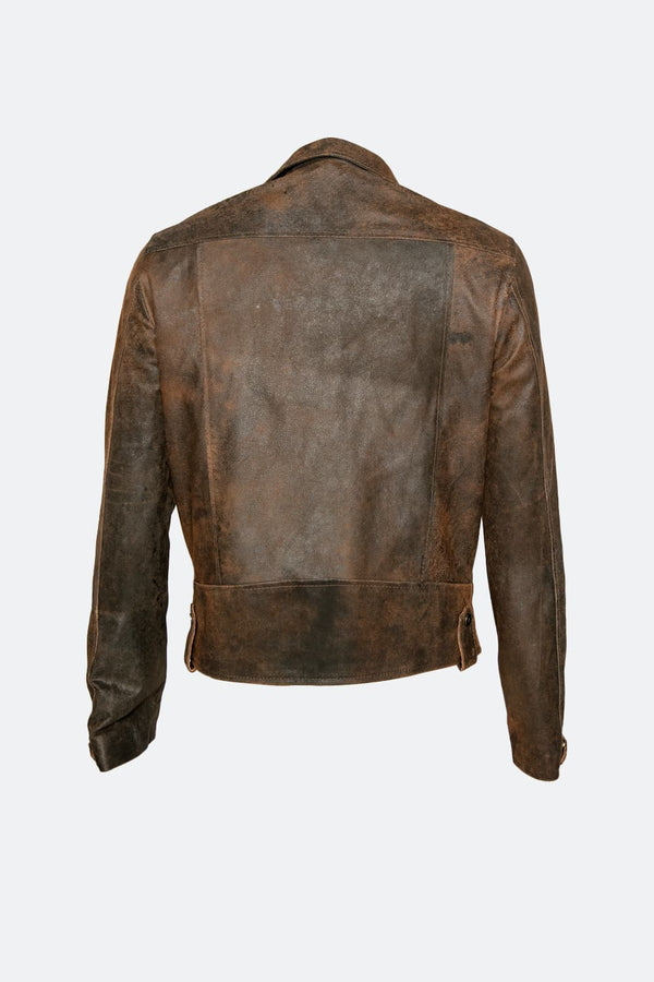 Ale Giacca rock 100% vera pelle Made in Italy - Barone Firenze