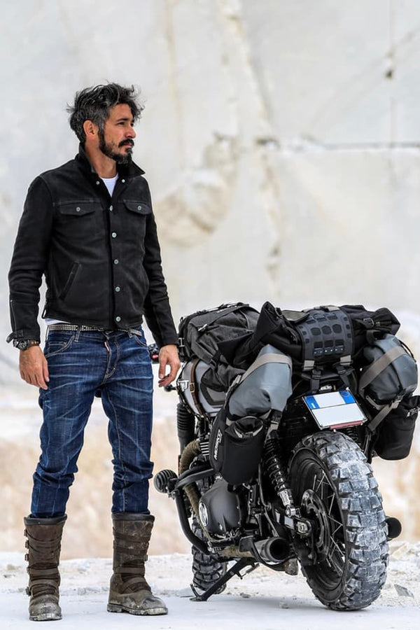 Ale giacca uomo 100% vera pelle Made in Italy - Barone Firenze