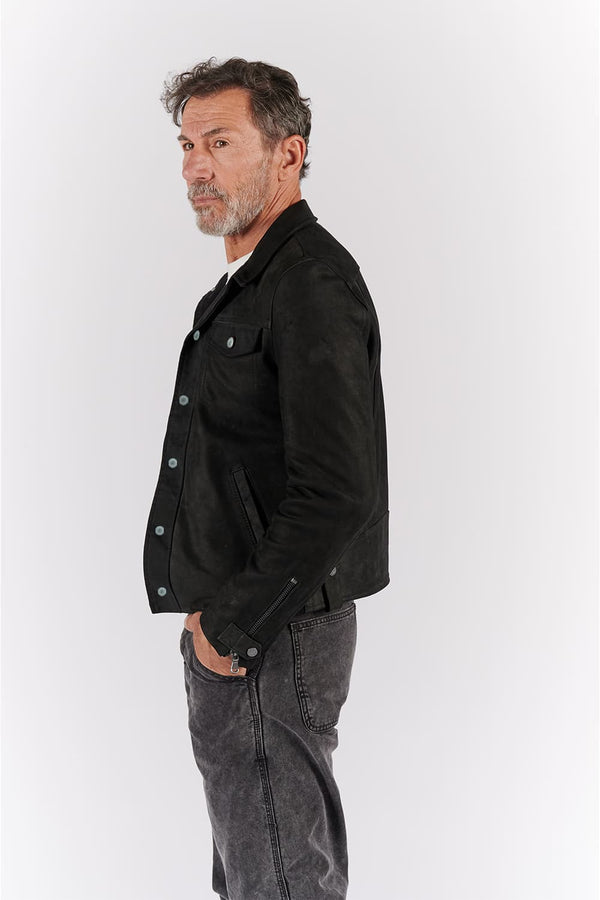 Ale giacca uomo 100% vera pelle Made in Italy - Barone Firenze